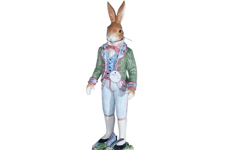 Fitz & Floyd Classics Old World Rabbit Porcelain Figurine