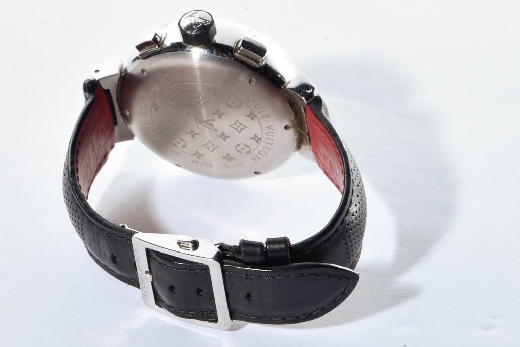 Companies Estate Sales - Louis Vuitton Tambour Chronograph Q102C Wristwatch