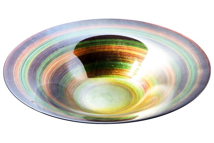 Colored Glass Bowl