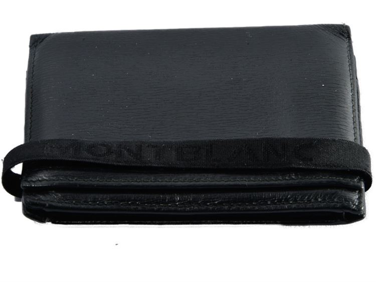 Mont Blanc Black Leather Wallet