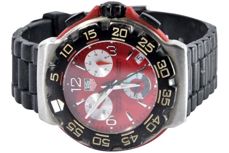 Tag Heuer Formula 1 Red Chronograph Watch