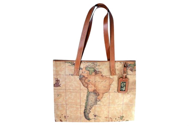 1A Classe Alviero Martini Map Tote Bag