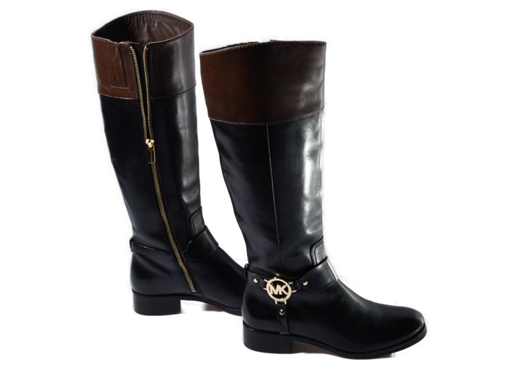 Pair of Michael Kors Leather Equestrian Boots