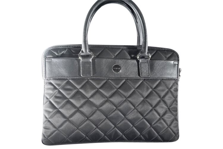 Knomo London Quilted Laptop Bag