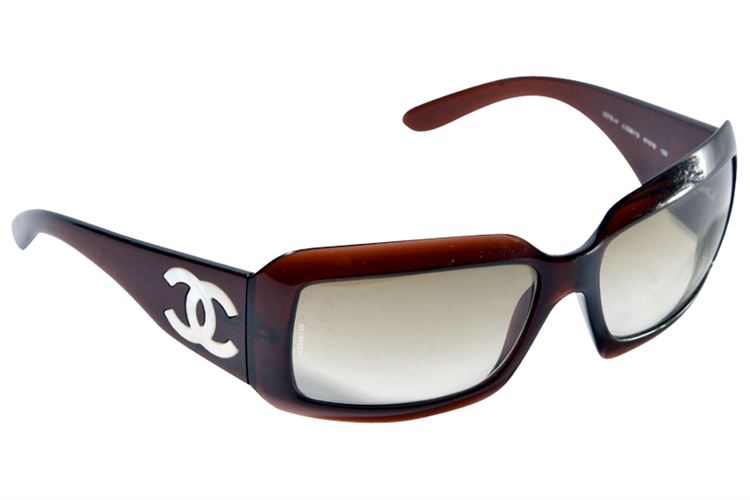 Chanel Mother of Pearl Logo Sunglasses