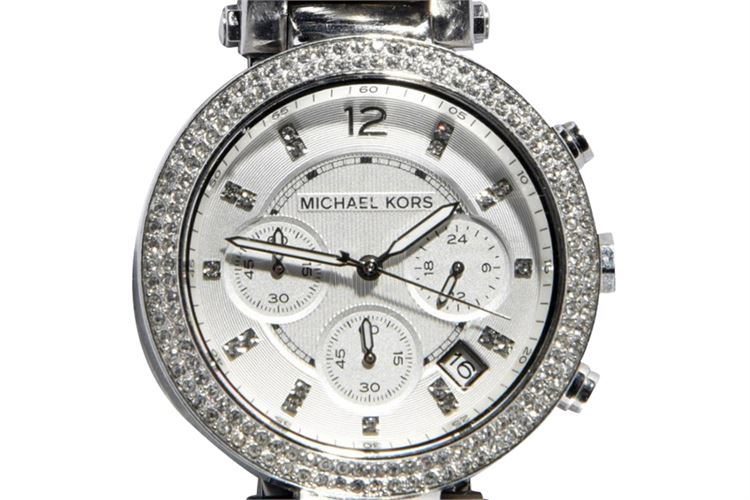 Runway Silver-Tone Stainless Steel Chronograph Watch