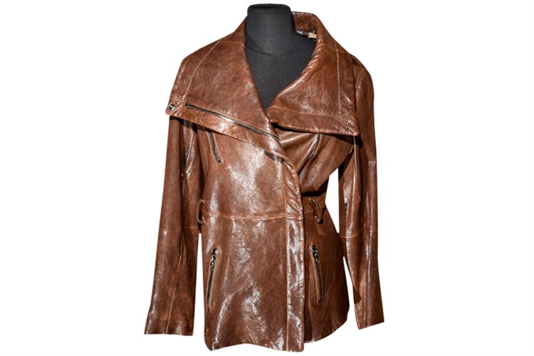 Anthony Marc Leather Coat