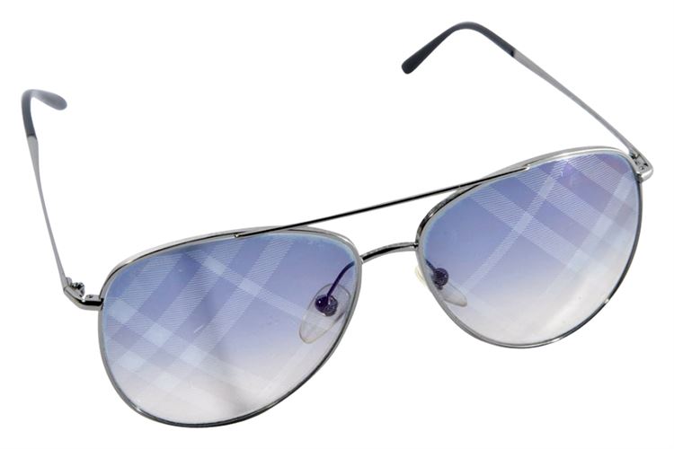 Burberry Metal Aviator Men's Sunglasses