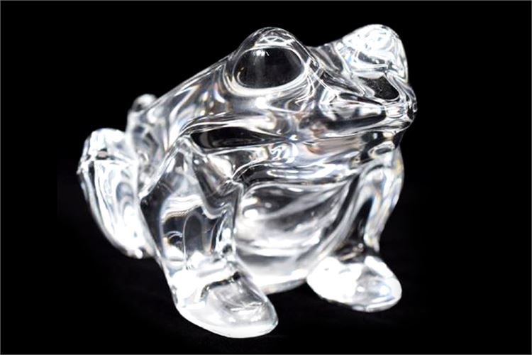 Crystal Frog Dresser Jar