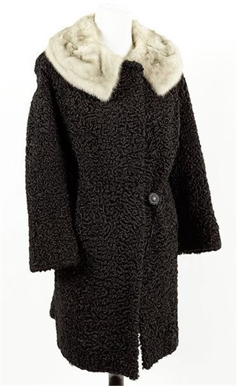 Companies Estate Sales - Black Persian Lamb Coat