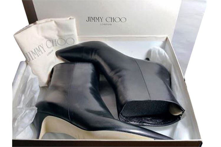 Jimmy Choo Amore Pointed-Toe Ankle Boots, New!