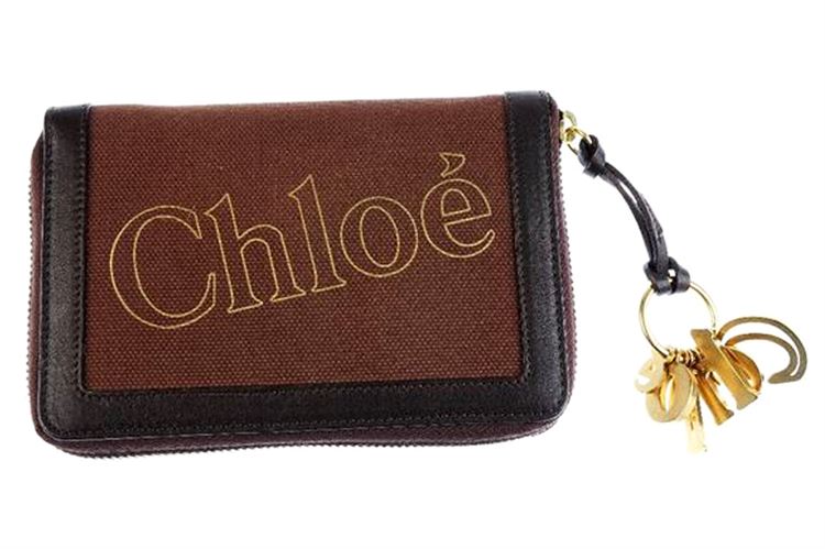 CHLOE zip wallet with diary insert (unused)