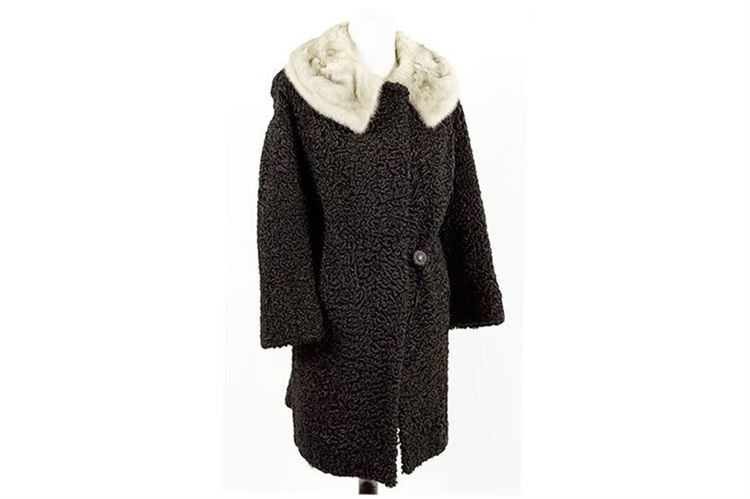 Black Persian Lamb Coat