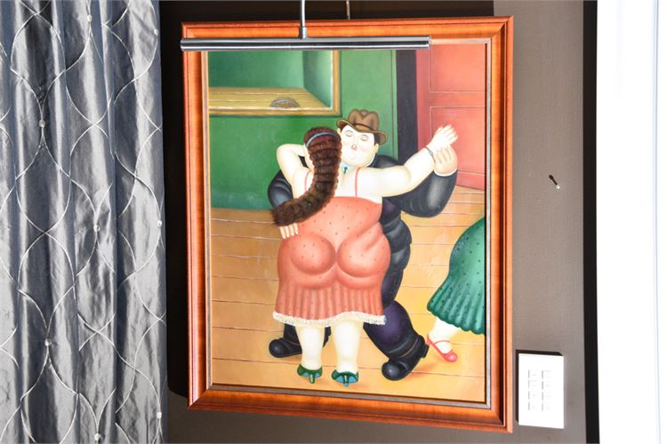 After BOTERO, "Dancing Couple"