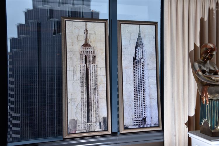 A Pair of NYC Skyscraper Prints