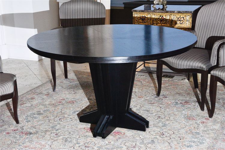 Christian Liagre Style Ebonized Table