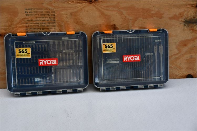 Ryobi Drill Bit Set and Nut Driver Set