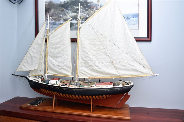 Handmade Model Jack Schooner by Varrick Cox