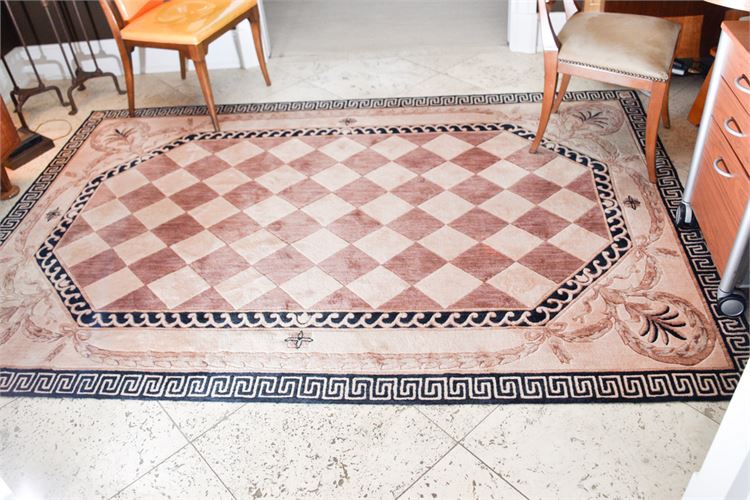 Classical Style Carved Rug