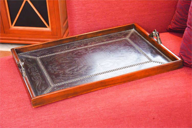 Handmade Walnut & Copper Serving Tray