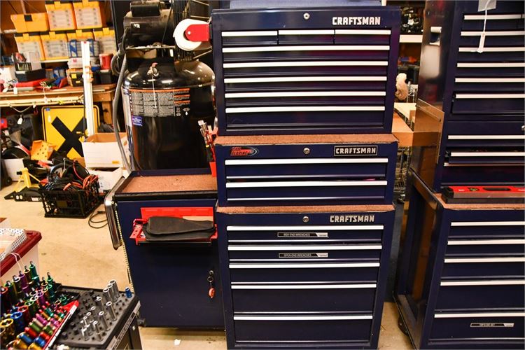 Craftsman Tool Chest on Base and Tools