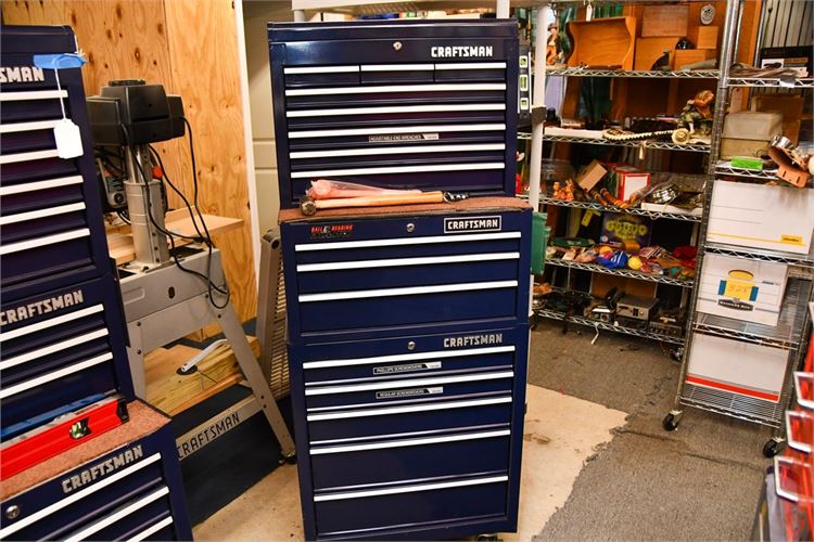 Craftsman Tool Chest on Base and Tools