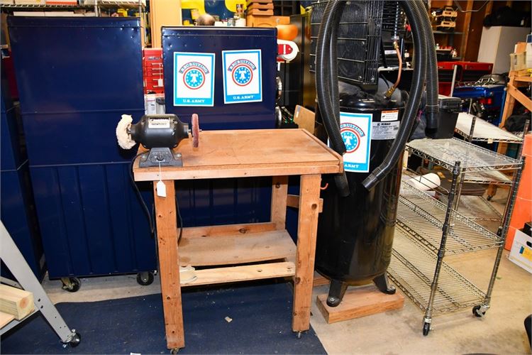 Wooden Work Stand (not Grinder)