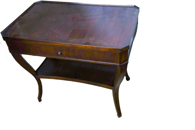 Henredon Single Drawer Mahogany Stand