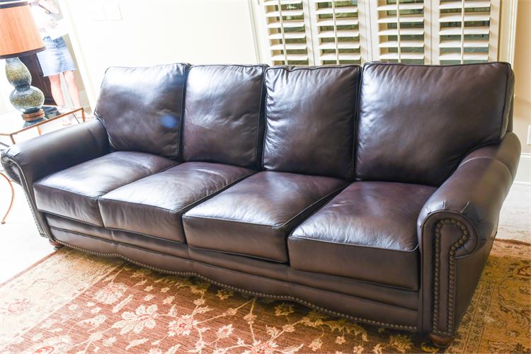 Leather Creations Quality Leather Upholstered Sofa