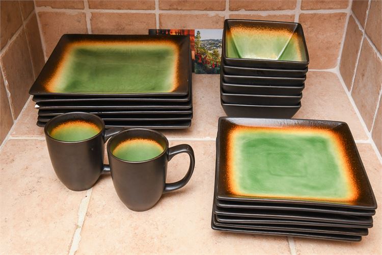 Macy's The Cellar Reactive Dinnerware Set