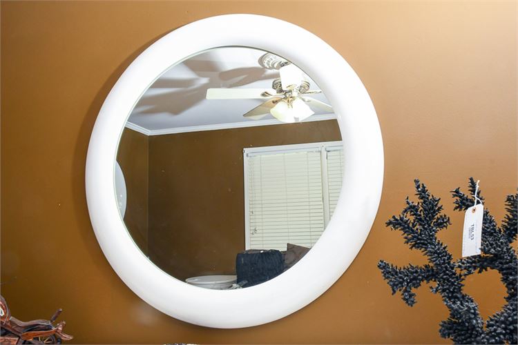 Modern Circular Framed Mirror