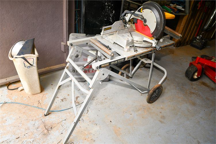 DeWalt Miter Saw and Ridgid Miter Saw Utility Vehicle