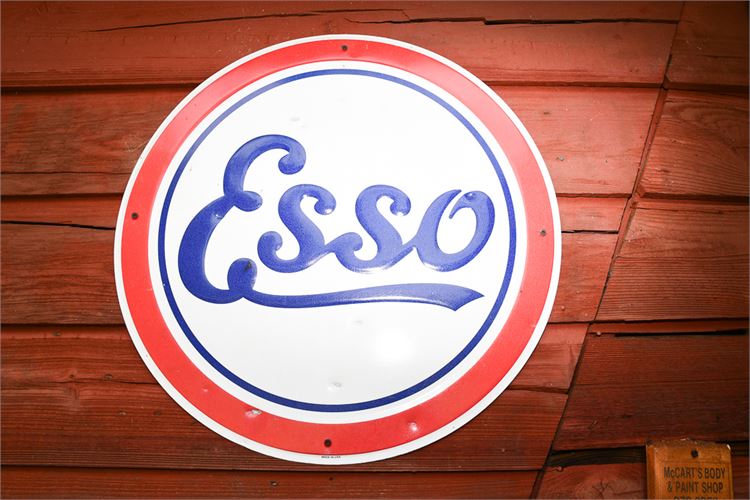 Esso Gas and Oil Sign