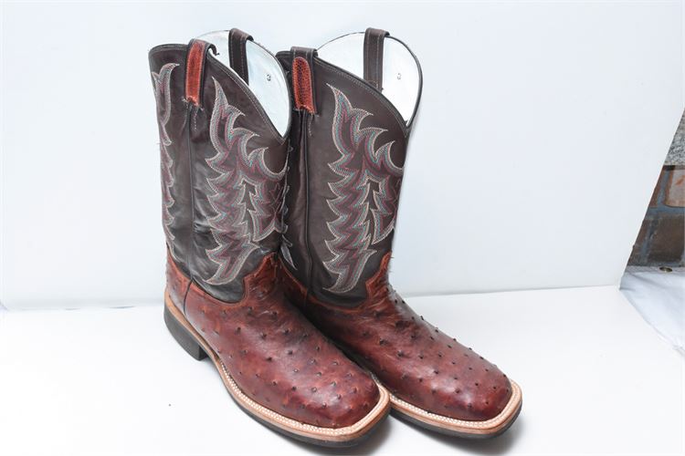 Pair of Tony Lama Cowboy Crepe Boots