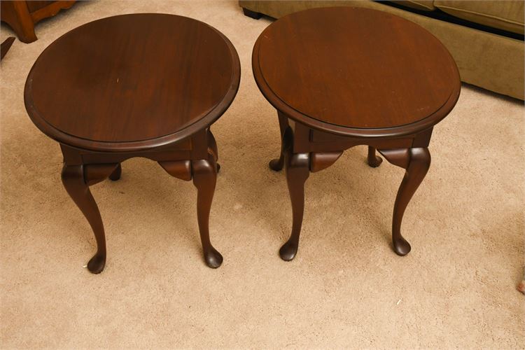 Pair of Queen Anne End Tables