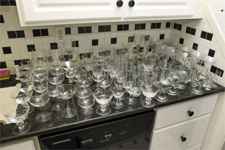 Large Group of Glassware