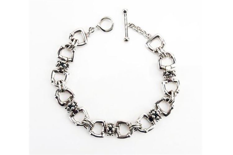 Michael Dawkins Sterling Silver Link Bracelet