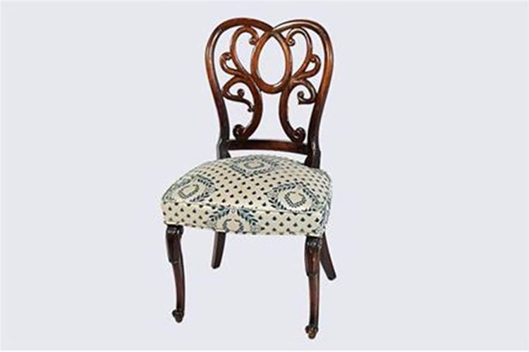 19th Century Italian Ribbon Back Chair