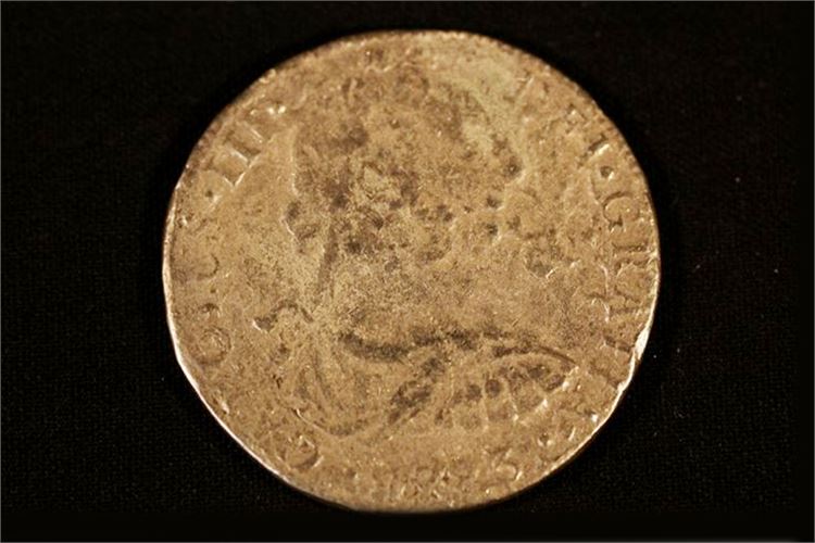 1783 Spain 'El Cazador' shipwreck 8 Reales Spanish Cob Coin