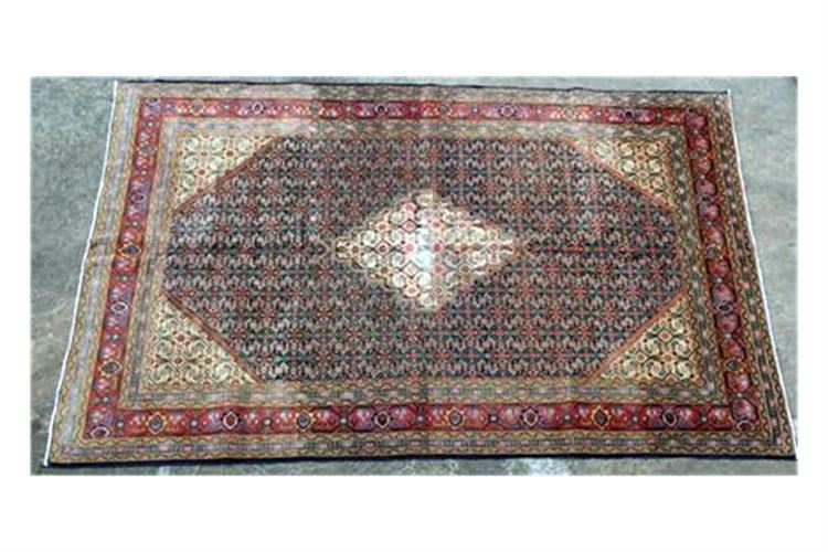 Vintage Persian Tabriz Area Rug