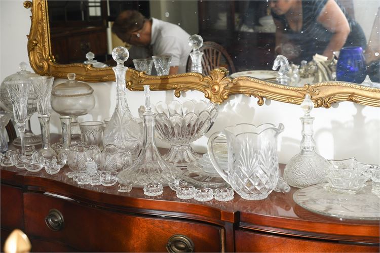 Group Lot Of Glass Objects