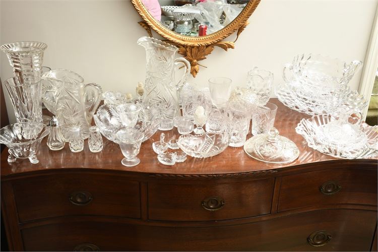 Group Lot Of Glass Objects