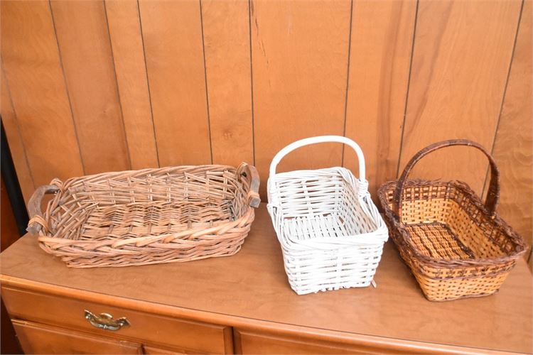 Three (3) Baskets