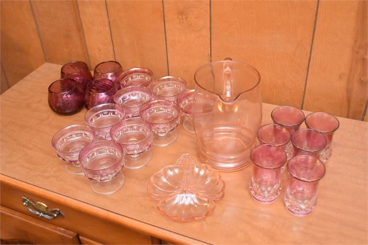 Group Lot Of Glassware