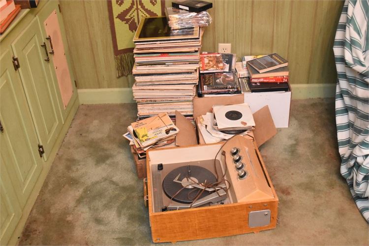 Record Player and Records