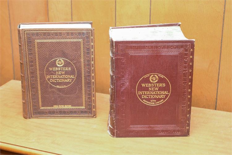 Two (2) Vintage  Dictionaries