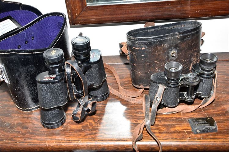 Two (2) Sets Of Vintage Binoculars
