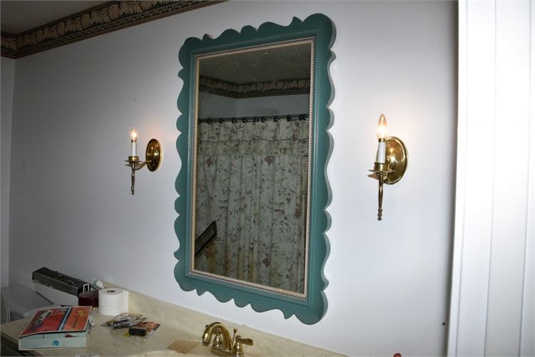 Unique Painted Wall Mirror
