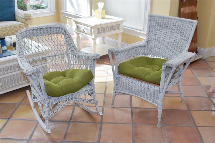 Two (2) Wicker Chairs
