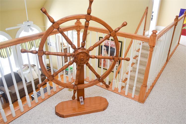 Wooden Ship's Wheels
